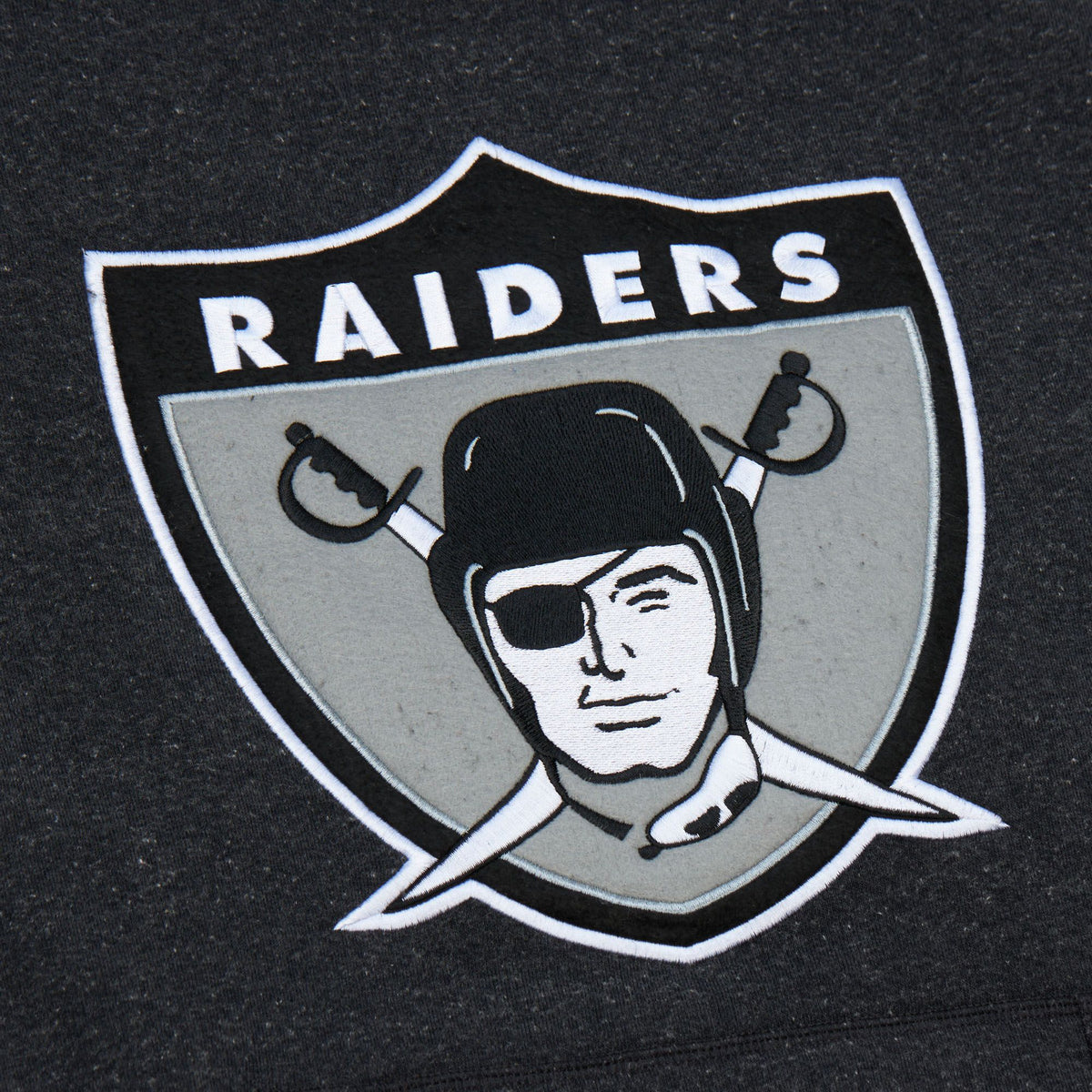 Oakland Raiders Mitchell & Ness Snow Washed Fleece Hoodie product image 3