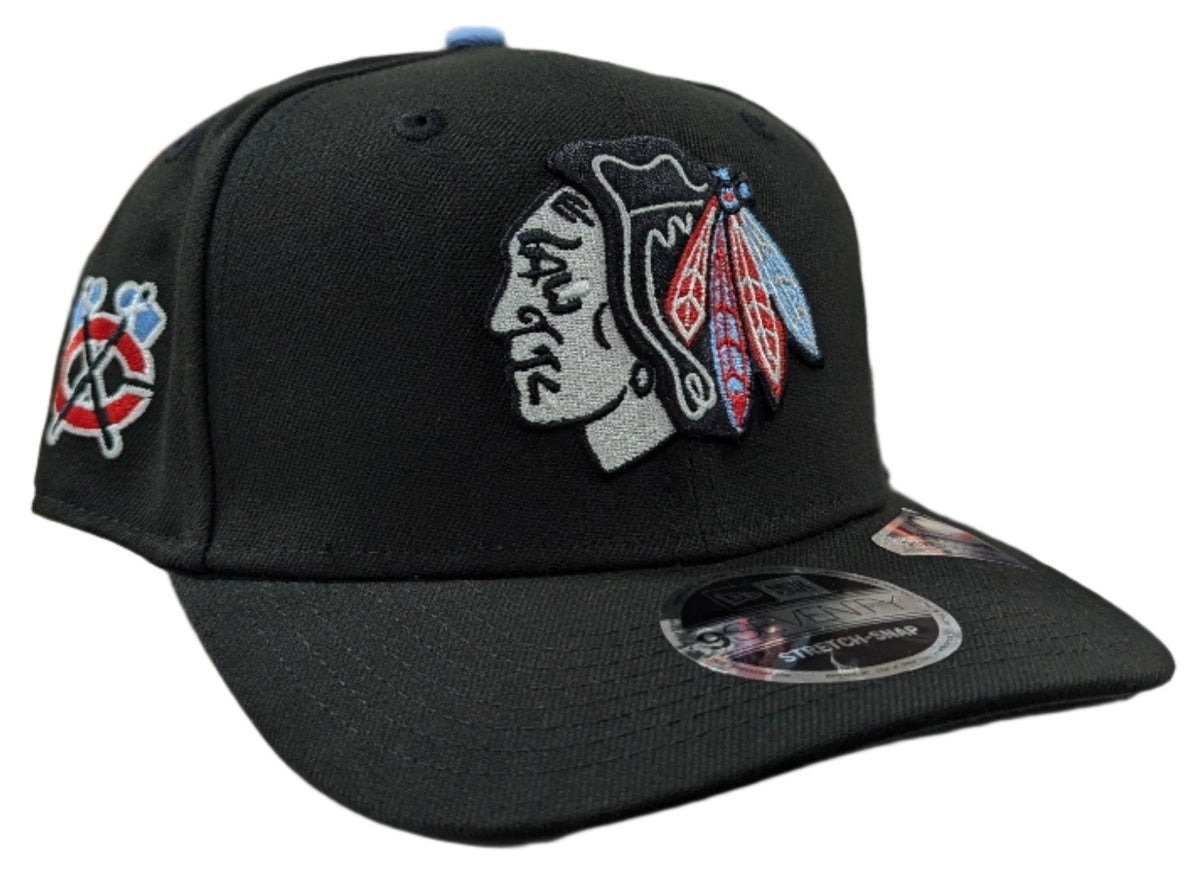 Chicago Blackhawks New Era NHL Best In The World Black 9SEVENTY Adjustable Hat product image 1, provided for visual
