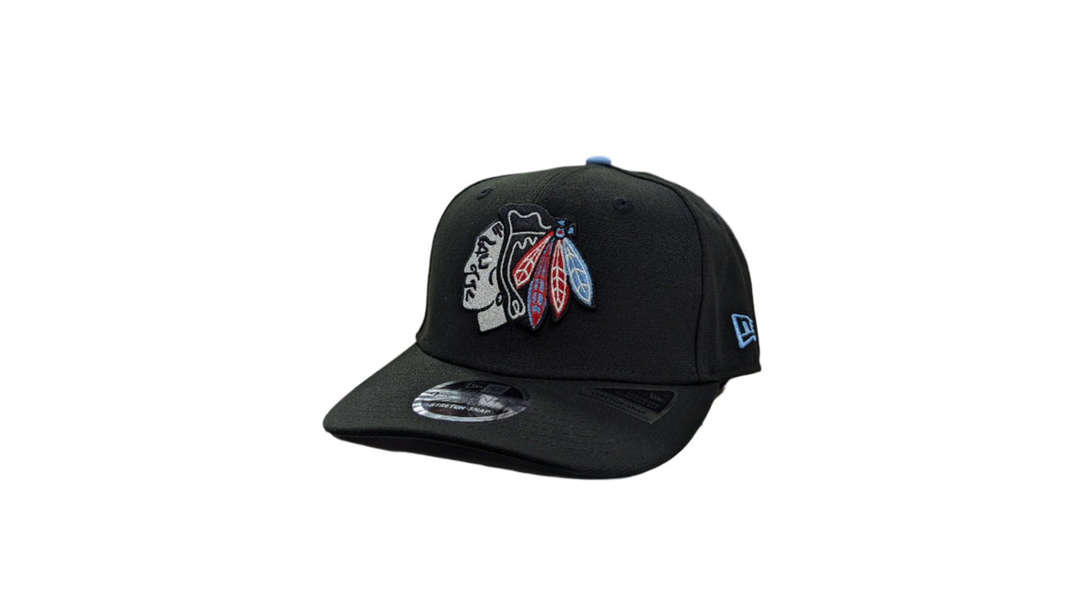 Chicago Blackhawks New Era NHL Best In The World Black 9SEVENTY Adjustable Hat product image 3, provided for visual
