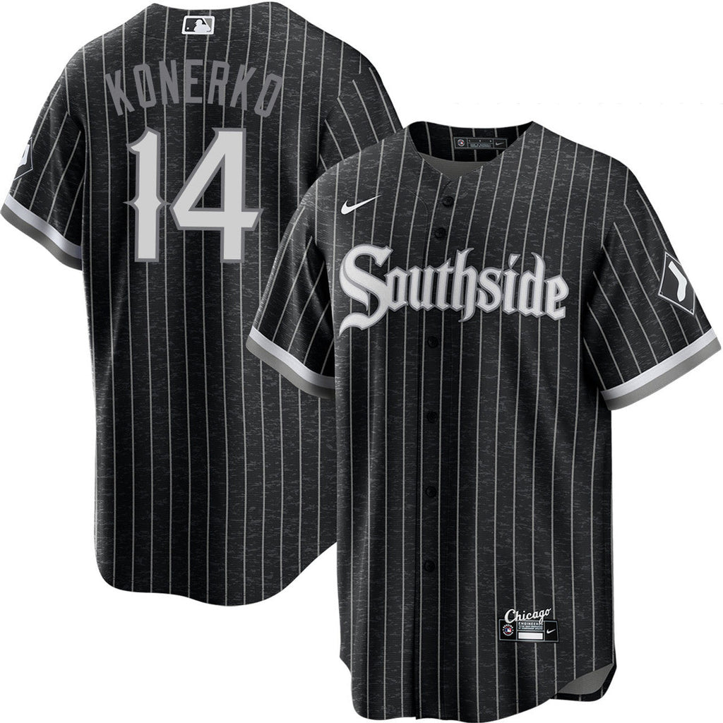 Paul Konerko Chicago White Sox Nike Black City Connect Replica Jersey for Men product image 1, provided for visual reference