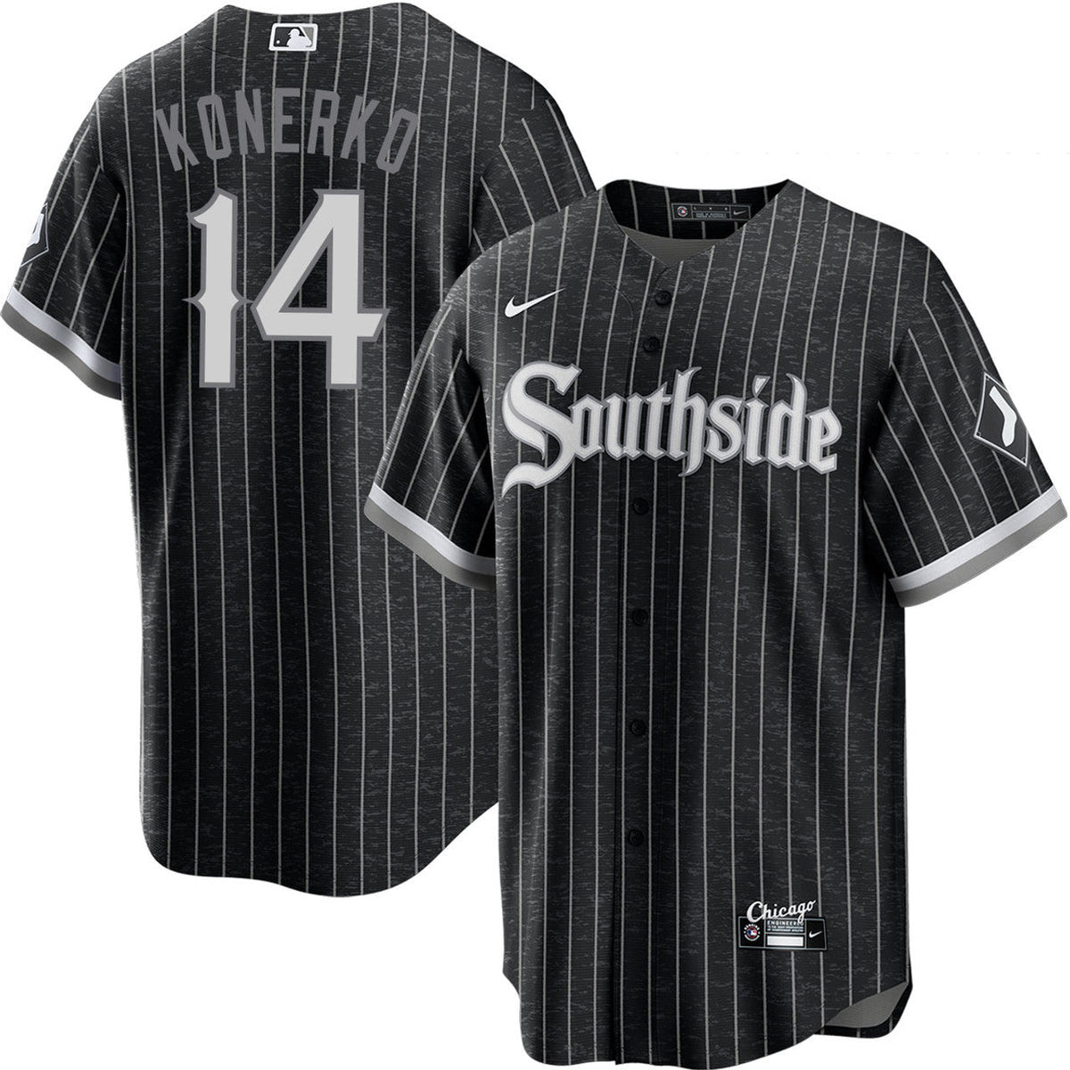 Paul Konerko Chicago White Sox Nike Black City Connect Replica Jersey for Men product image 1, provided for visual reference