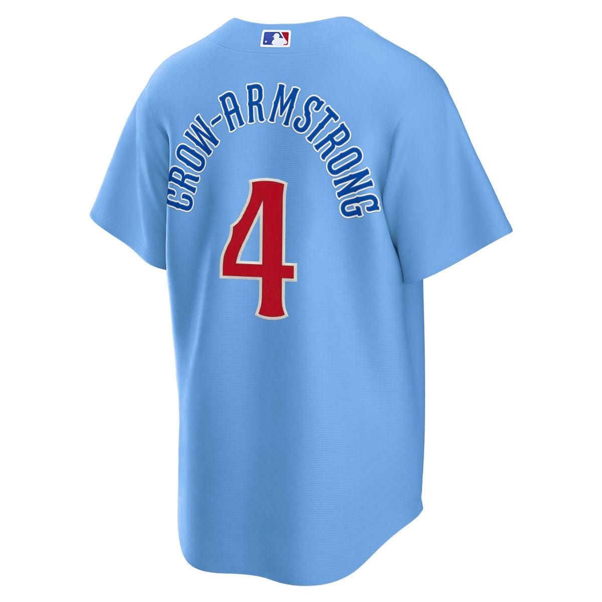 NIKE Youth Chicago Cubs Pete Crow-Armstrong Light Blue 2nd Alternate Replica Jersey product image 3, provided for visual