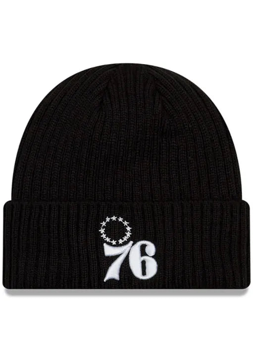 Philadelphia 76ers New Era Black Core Classic Cuff Men's product image 1
