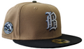 Birmingham Barons "Biff" New Era Southern League Khaki/Black/Olive 59FIFTY Fitted Hat product image 1, provided for visual