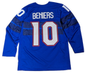 Mens USA Hockey Matty Beniers Nike Olympic Royal Replica Jersey product image 1, provided for visual reference and product