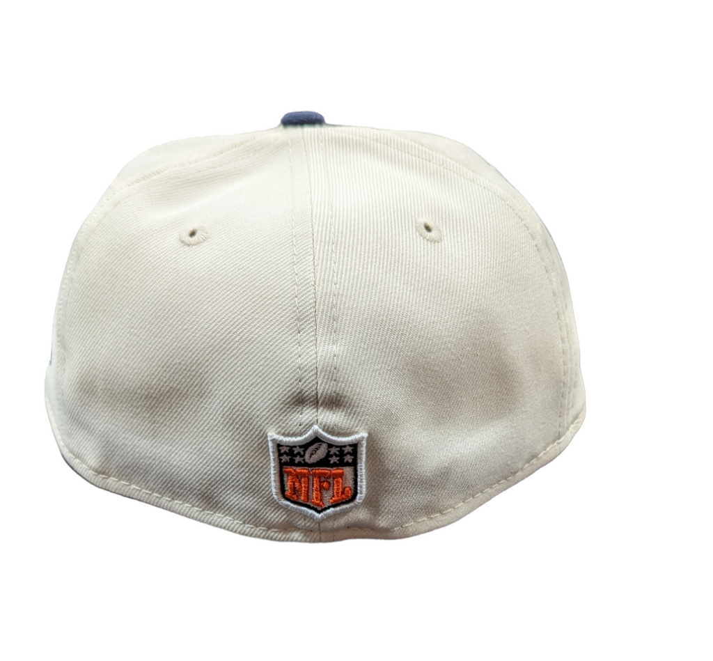 Chicago Bears 2 Tone Cream/Navy Monsters of the Midway New Era 59FIFTY Fitted Hat product image 4, provided for visual
