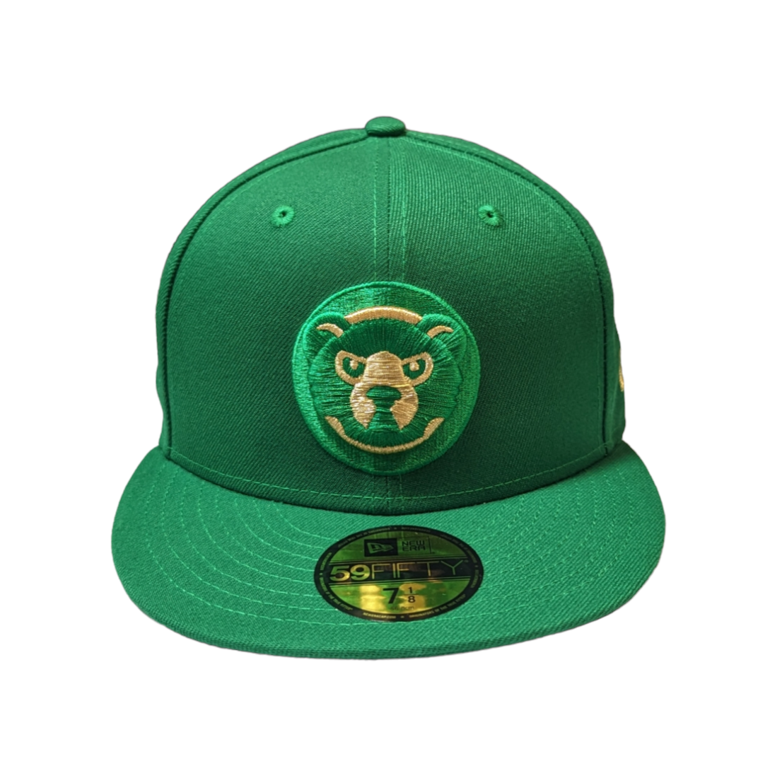 Chicago Cubs New Era Kelly Green Halfway To St. Patrick's Day 59FIFTY Fitted Hat product image 2, provided for visual