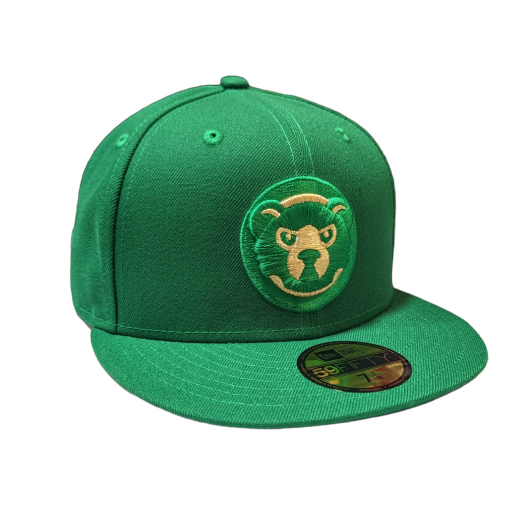 Chicago Cubs New Era Kelly Green Halfway To St. Patrick's Day 59FIFTY Fitted Hat product image 3, provided for visual