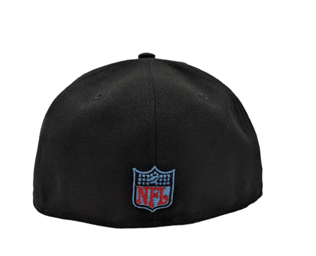 Chicago Bears Black/Sky Blue Super Bowl XX New Era 59FIFTY Fitted Hat product image 4, provided for visual reference and
