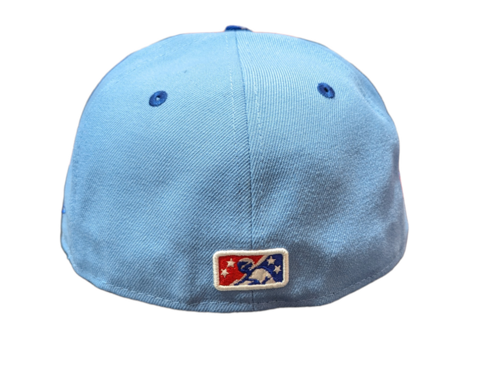 Tennessee Smokies MILB 2 Tone Sky Blue/Royal New Era 59FIFTY Fitted Hat product image 5, provided for visual reference and