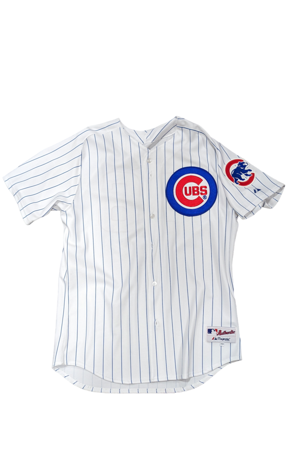 Mens Majestic Chicago Cubs Kerry Wood Home White Authentic Jersey product image 3, provided for visual reference and product