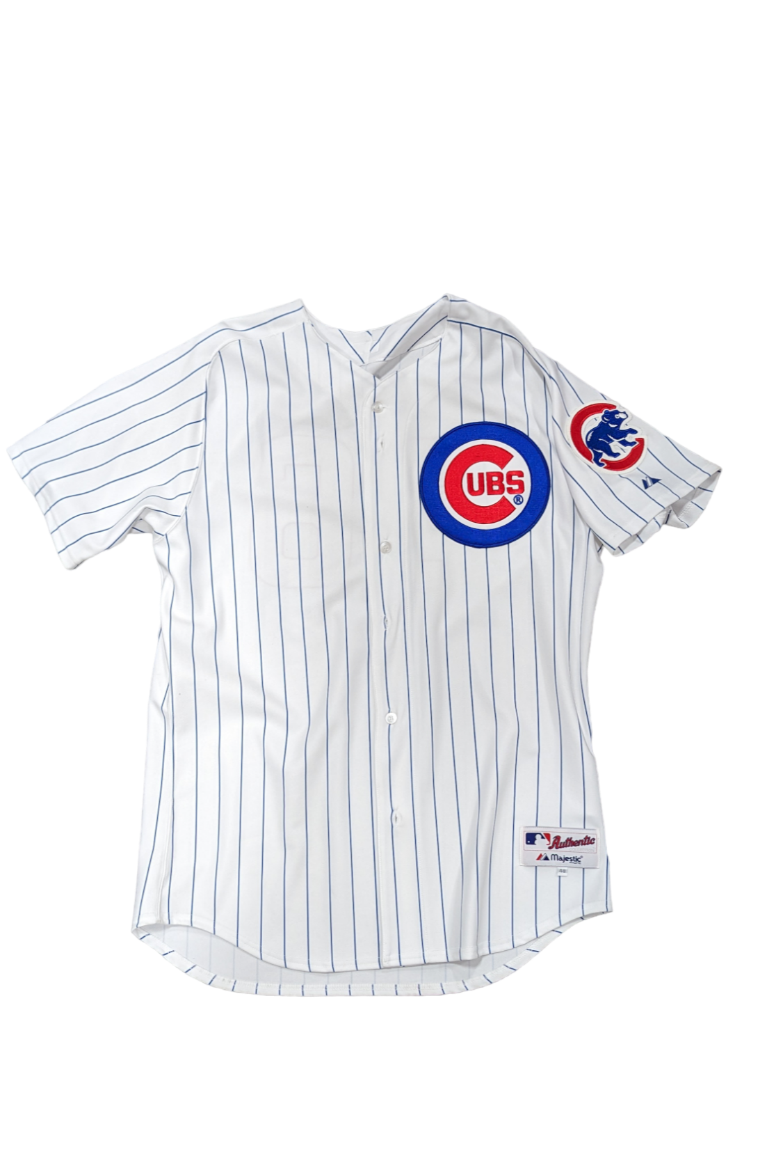 Mens Majestic Chicago Cubs Kerry Wood Home White Authentic Jersey product image 3, provided for visual reference and product