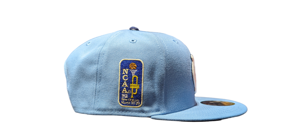 North Carolina Tar Heels NCAA 1982 First Shot Carolina Blue New Era 9FIFTY Snapback Adjustable Hat product image 4, provided