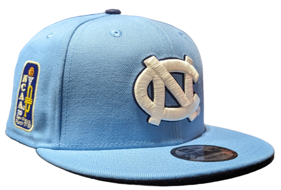 North Carolina Tar Heels NCAA 1982 First Shot Carolina Blue New Era 9FIFTY Snapback Adjustable Hat product image 1, provided