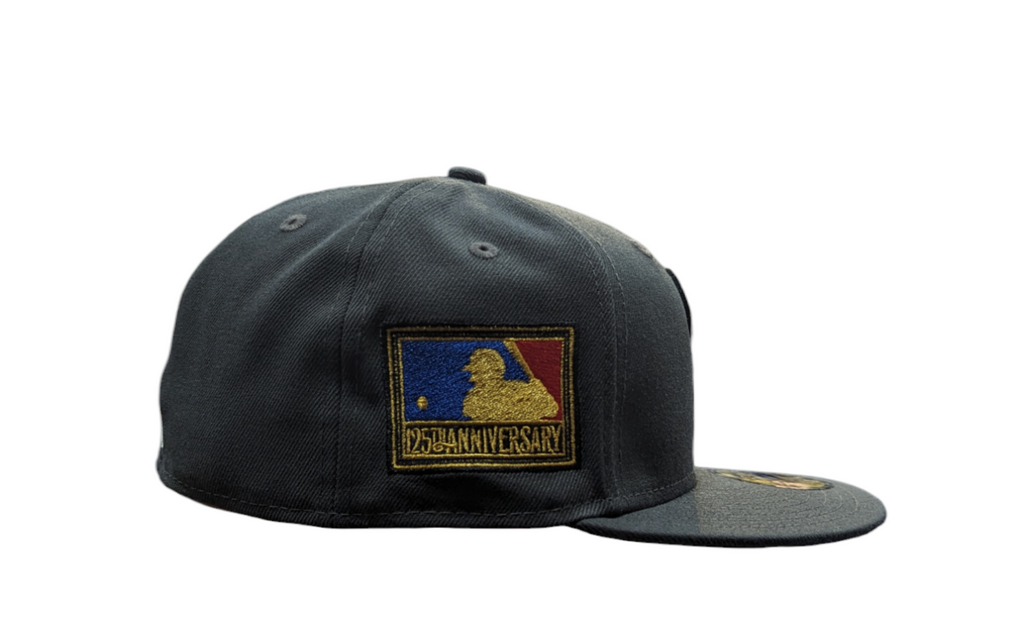 Chicago White Sox New Era Graphite 125th Anniversary 59FIFTY Fitted Hat product image 4, provided for visual reference and