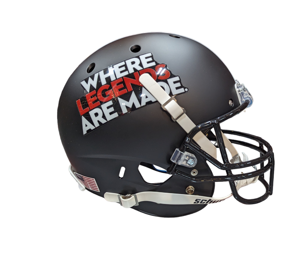 Alabama Crimson Tide Black "Where Legends Are Made" Collector Series Replica Full Size Helmet product image 3, provided for