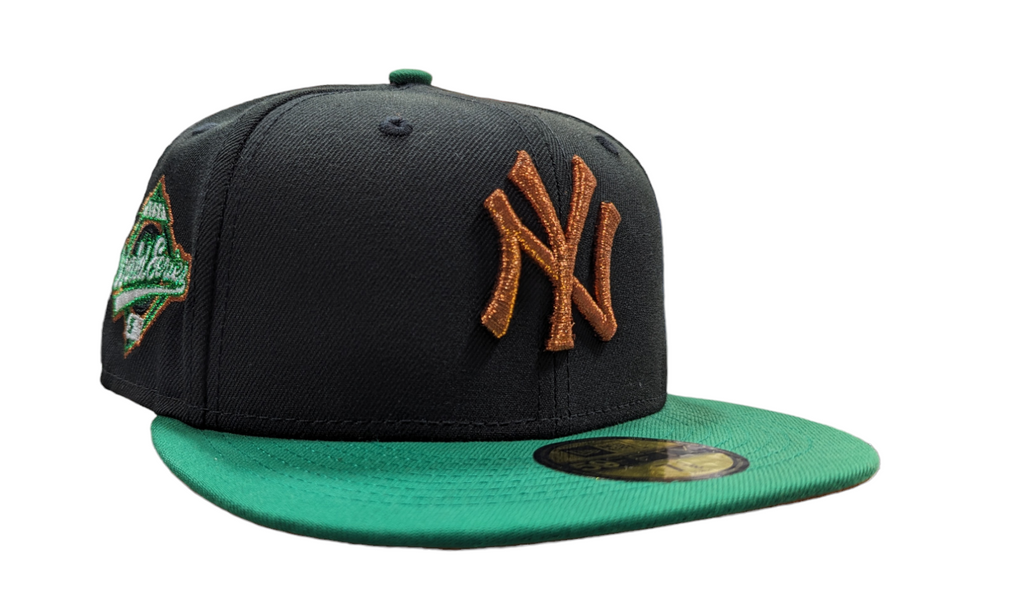 New York Yankees Black/Kelly Green/Rust New Era 59FIFTY Fitted Hat for Men product image 8, provided for visual reference
