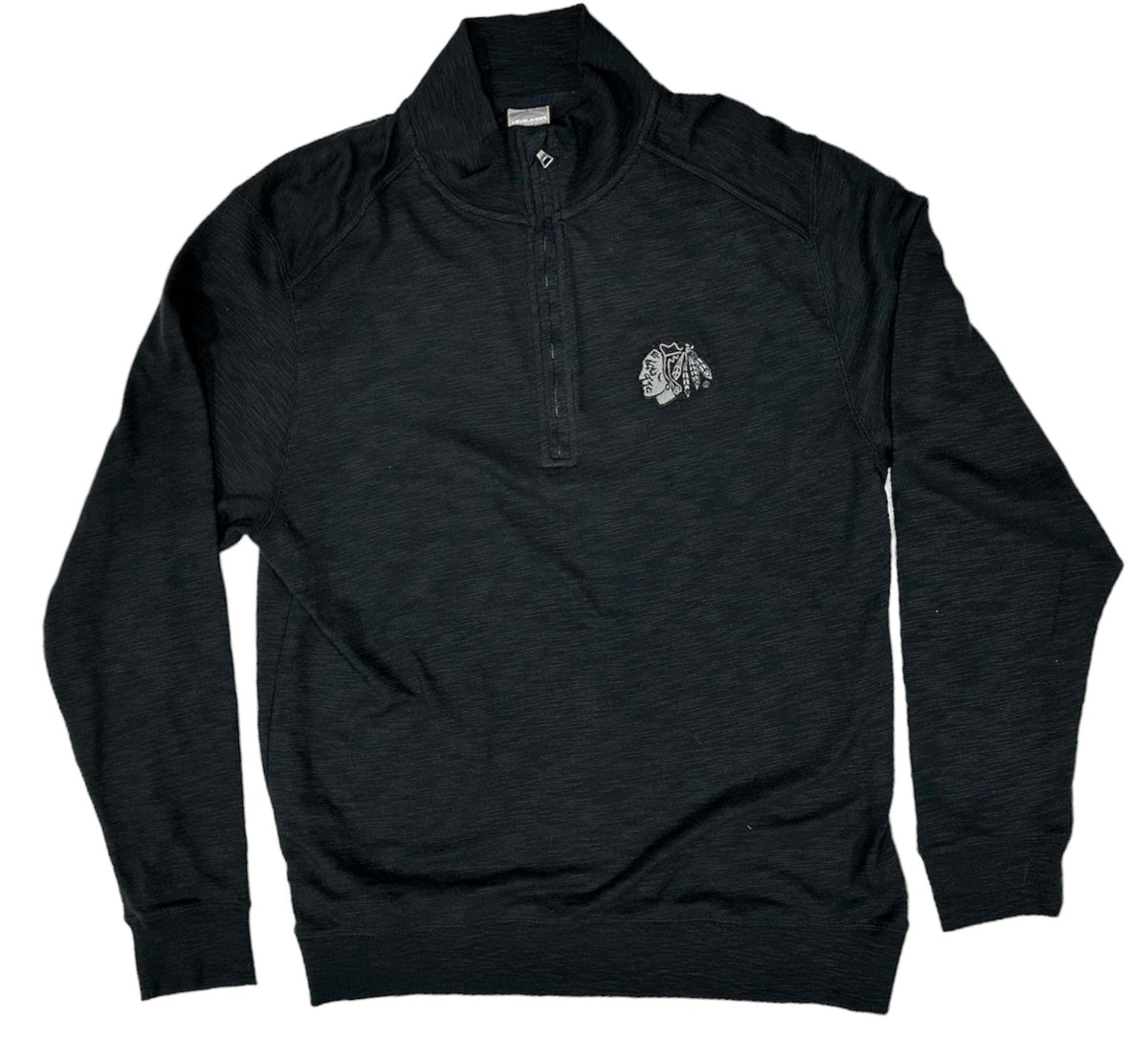 Chicago Blackhawks 1/4 Zip Hudson Faux Show By Levelwear for Men product image 1, provided for visual reference and product