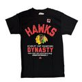 Chicago Blackhawks Stanley Cup Champions Dynasty T-Shirt By Majestic for Men product image 1, provided for visual reference
