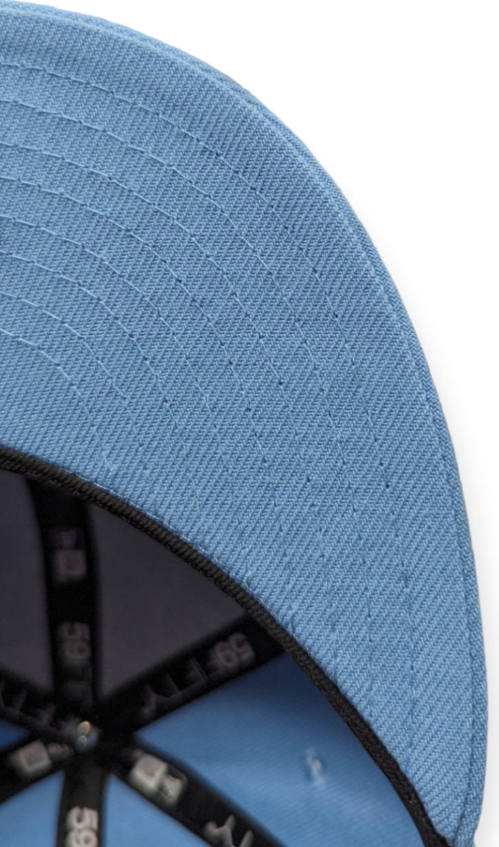 Chicago White Sox New Era Sky Blue Cooperstown Script 59FIFTY Fitted Hat product image 5, provided for visual reference and