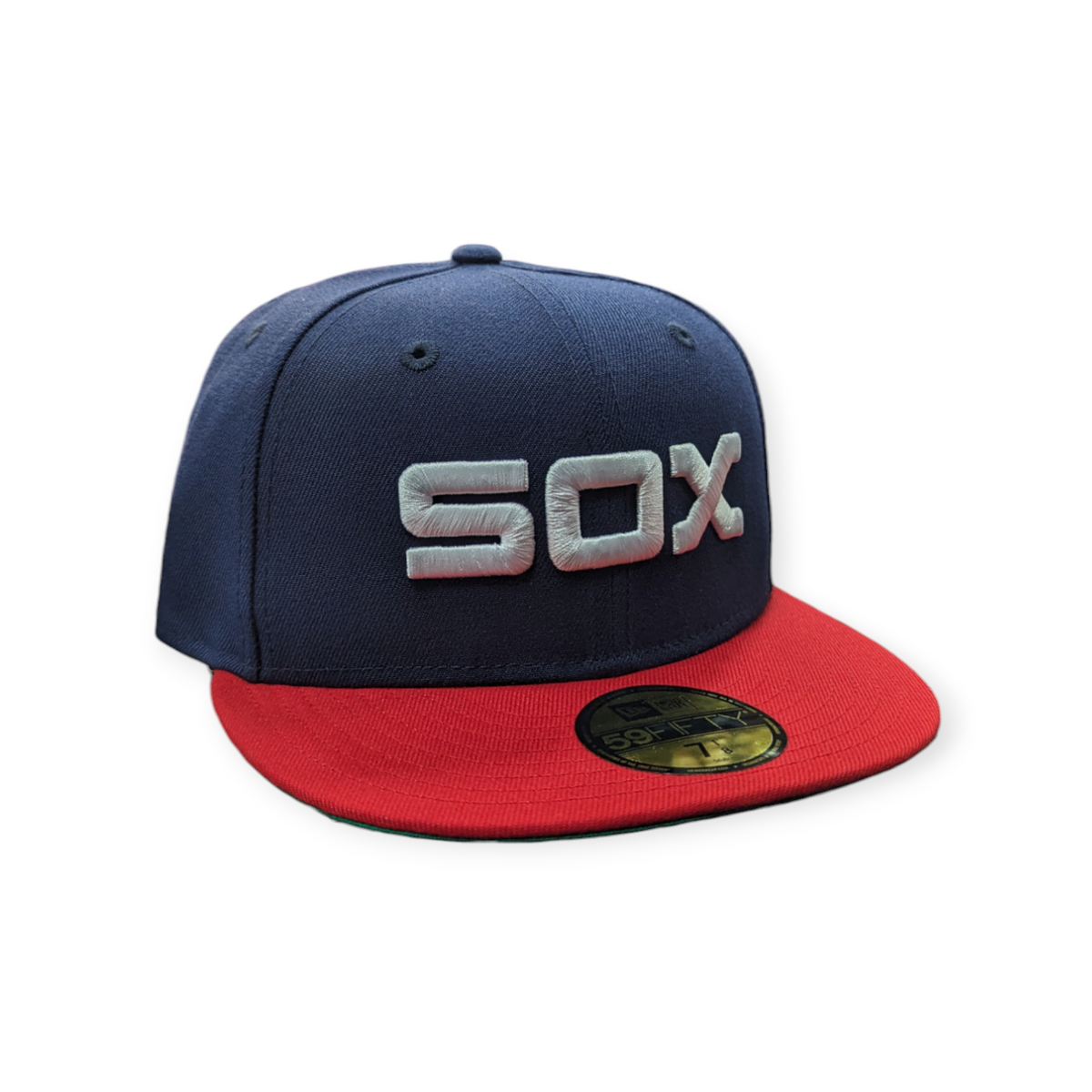 Chicago White Sox 1983 Road New Era Cooperstown Classics Navy/Red 59FIFTY Fitted Hat product image 3, provided for visual