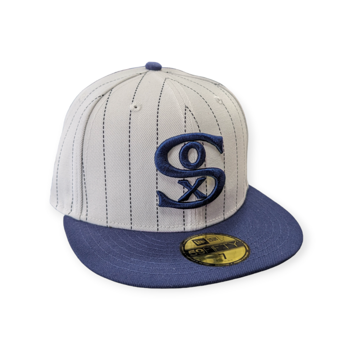 Chicago White Sox 1917 New Era Cooperstown Classics White/Navy 59FIFTY Fitted Hat product image 3, provided for visual