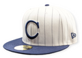 Chicago White Sox 1906 New Era Cooperstown Classics White/Navy Pinstripe 59FIFTY Fitted Hat product image 1, provided for