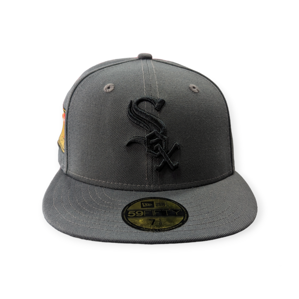 Chicago White Sox New Era Graphite 125th Anniversary 59FIFTY Fitted Hat product image 2, provided for visual reference and
