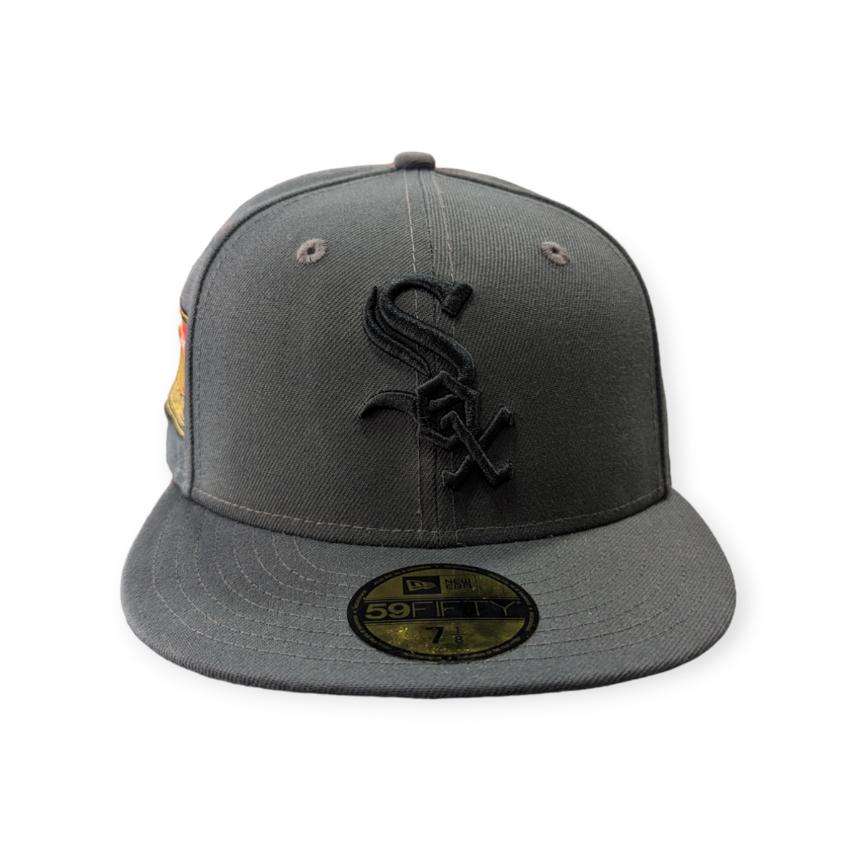 Chicago White Sox New Era Graphite 125th Anniversary 59FIFTY Fitted Hat product image 2, provided for visual reference and