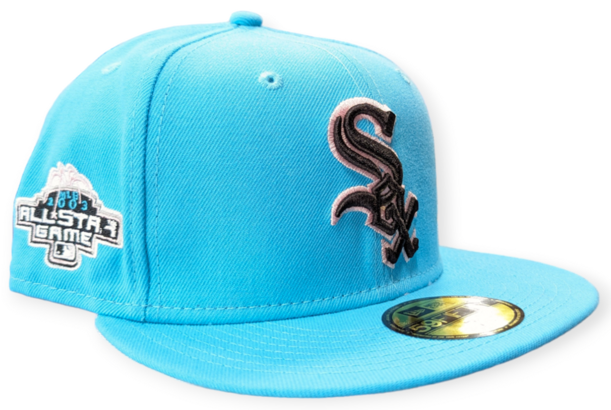 Chicago White Sox Night Spice 2003 All Star Game Vice Blue/Pink New Era 59FIFTY Fitted Hat product image 1, provided for