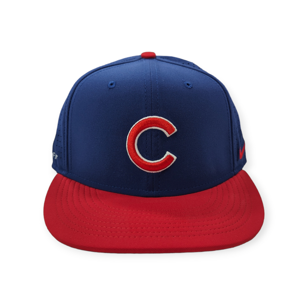 NIKE Chicago Cubs 2 Tone Deep Royal/Red Aero True Adjustable Dri-Fit Performance Hat product image 2, provided for visual