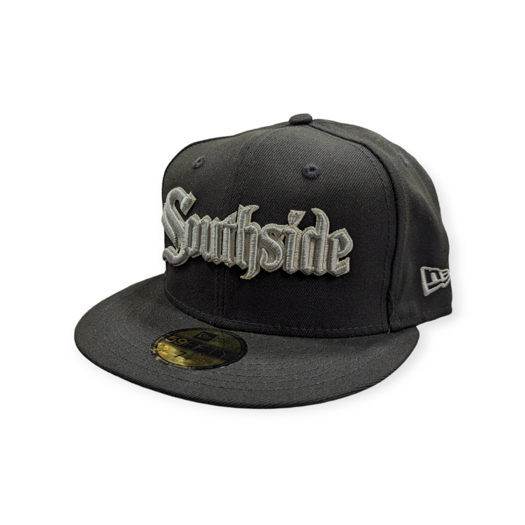 Chicago White Sox New Era Southside Black 59FIFTY Fitted Hat product image 3, provided for visual reference and product