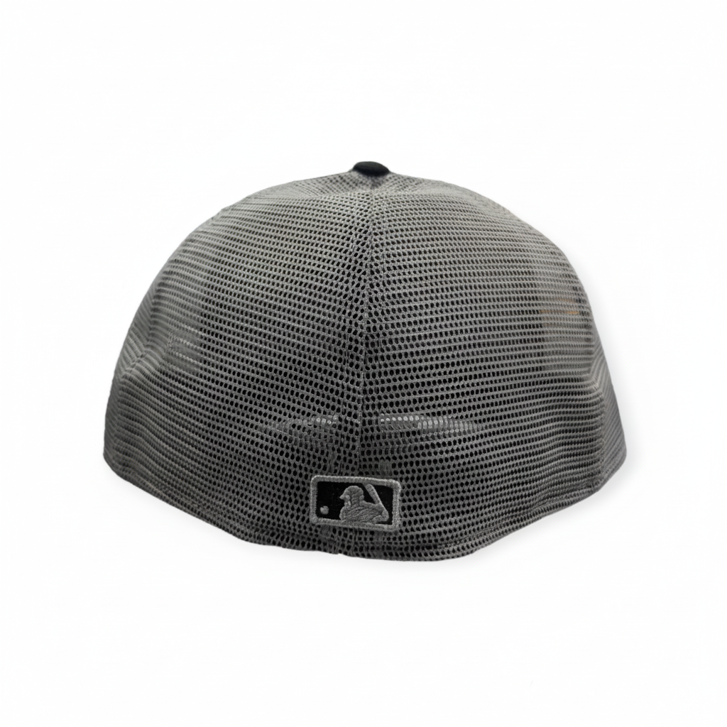 Chicago White Sox New Era Black/Gray BP Trucker 59FIFTY Fitted Hat product image 4, provided for visual reference and