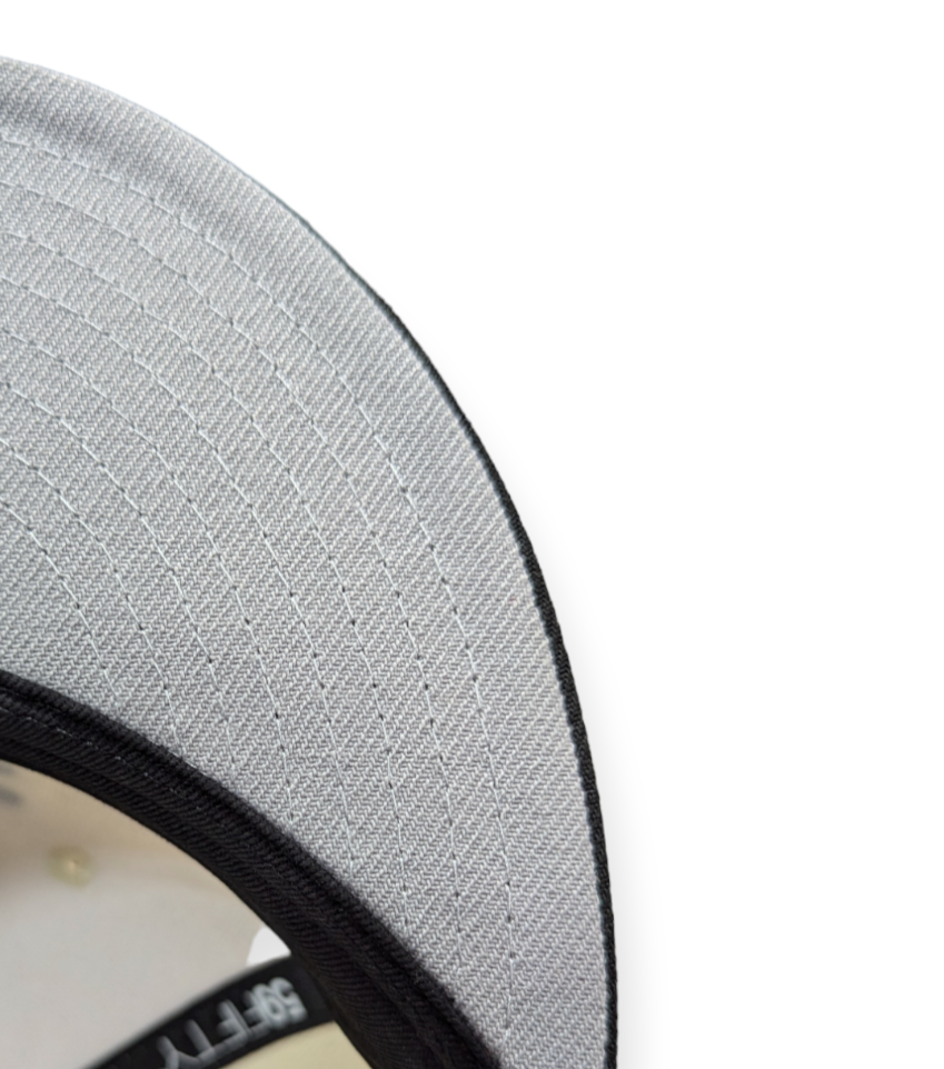 Chicago Bulls New Era Chrome/Black See Red 59FIFTY Fitted Hat product image 4, provided for visual reference and product