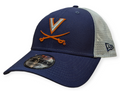Virginia Cavaliers New Era Navy/White Trucker 9FORTY Adjustable Hat product image 1, provided for visual reference and