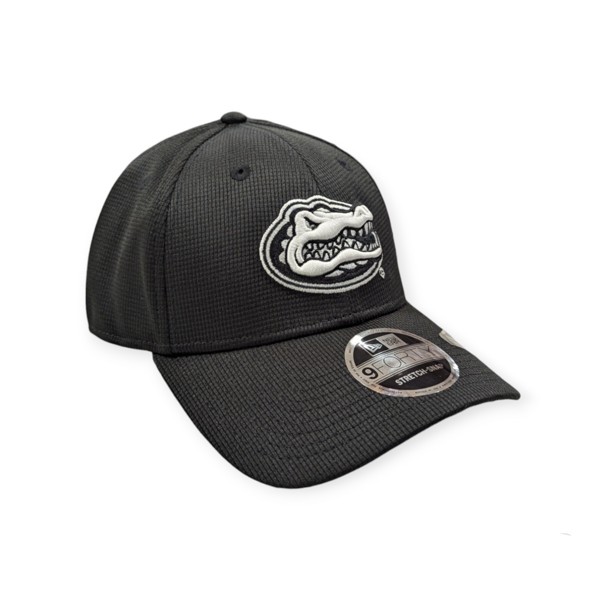 Florida Gators New Era Black Pivot 9FORTY Adjustable Hat product image 3, provided for visual reference and product detail