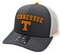 Nike Tennesse Volunteers Anthracite Rise Adjustable Trucker Hat for Men product image 1, provided for visual reference and