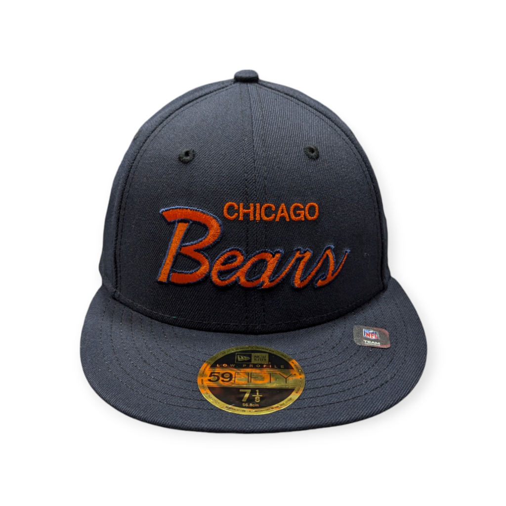 Chicago Bears Griswold Deep Navy New Era Low Profile 59FIFTY Fitted Hat product image 2, provided for visual reference and