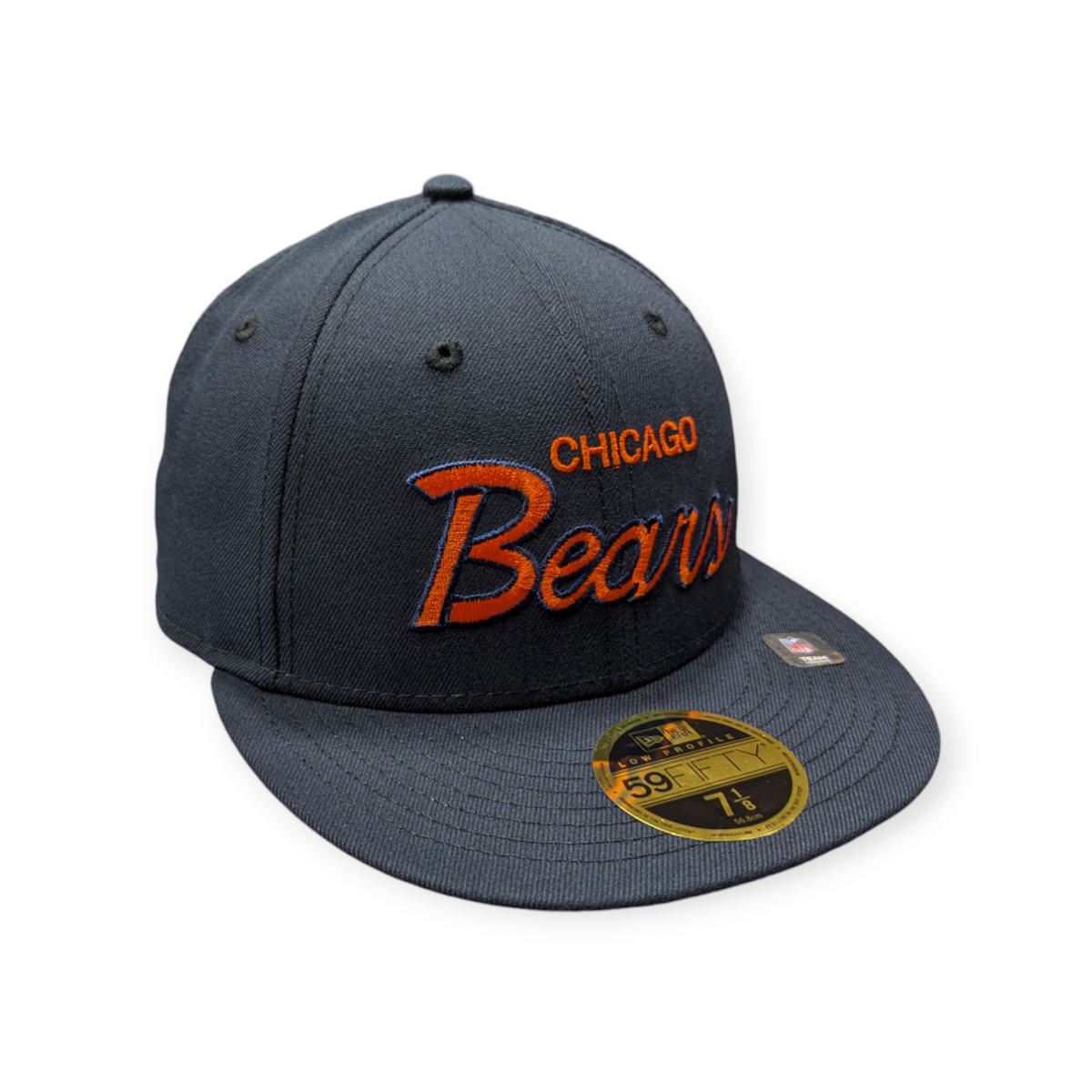 Chicago Bears Griswold Deep Navy New Era Low Profile 59FIFTY Fitted Hat product image 3, provided for visual reference and