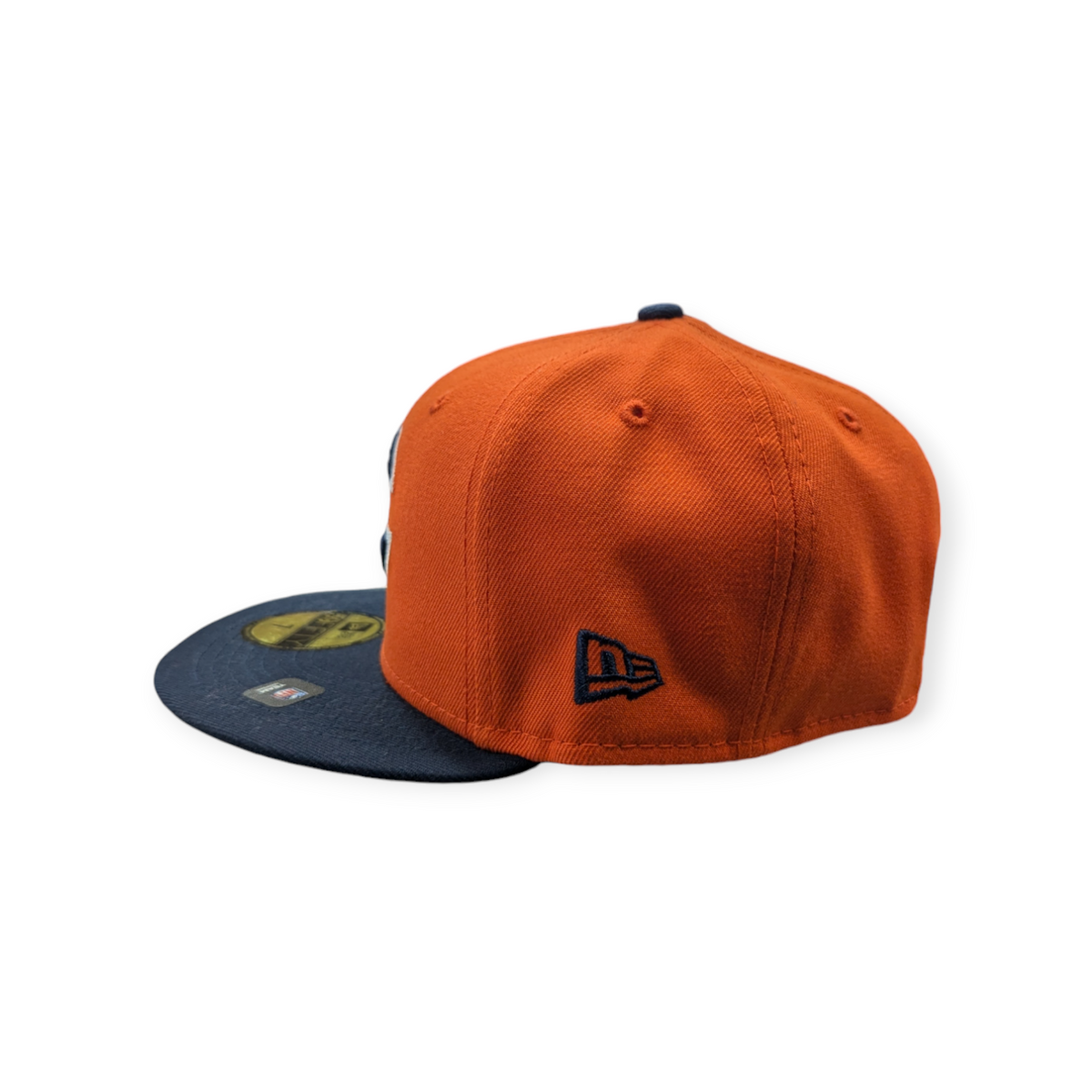Chicago Bears 2 Tone Orange/Navy Alternate New Era 59FIFTY Fitted Hat product image 5, provided for visual reference and