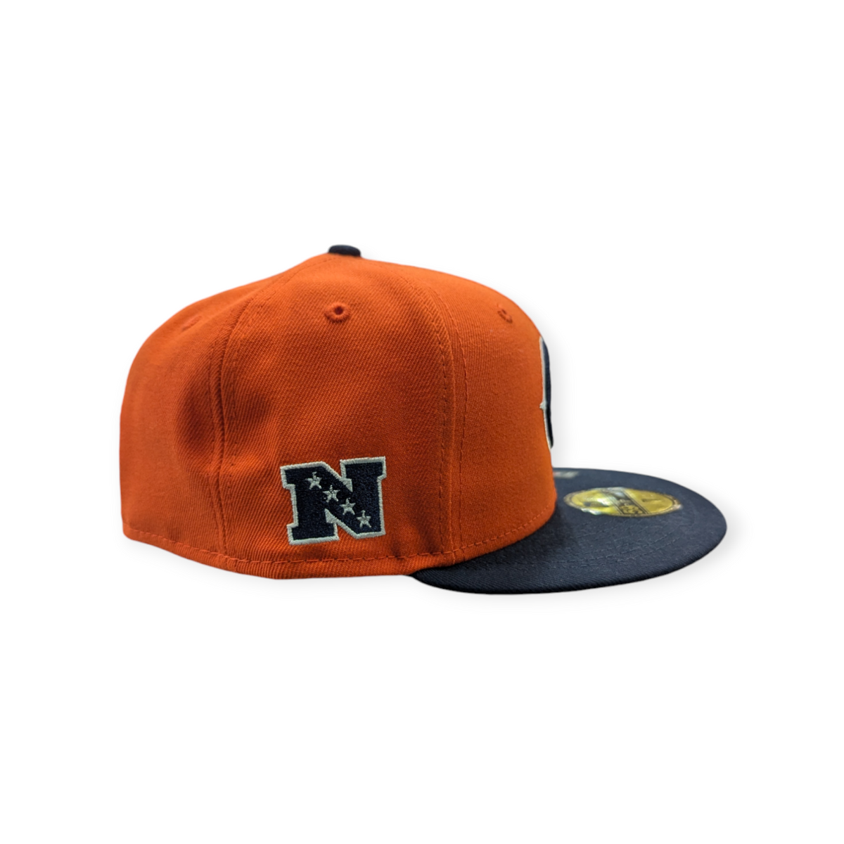 Chicago Bears 2 Tone Orange/Navy Alternate New Era 59FIFTY Fitted Hat product image 4, provided for visual reference and