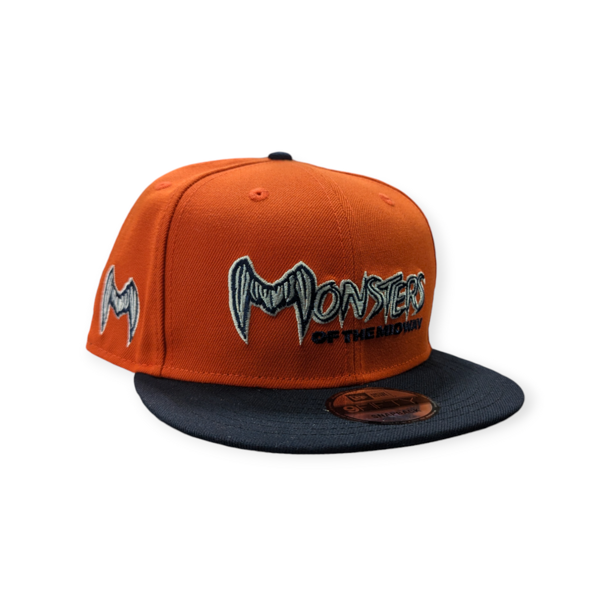 Chicago Bears New Era Monsters of the Midway Orange/Navy 9FIFTY Adjustable Snapback Hat product image 3, provided for visual
