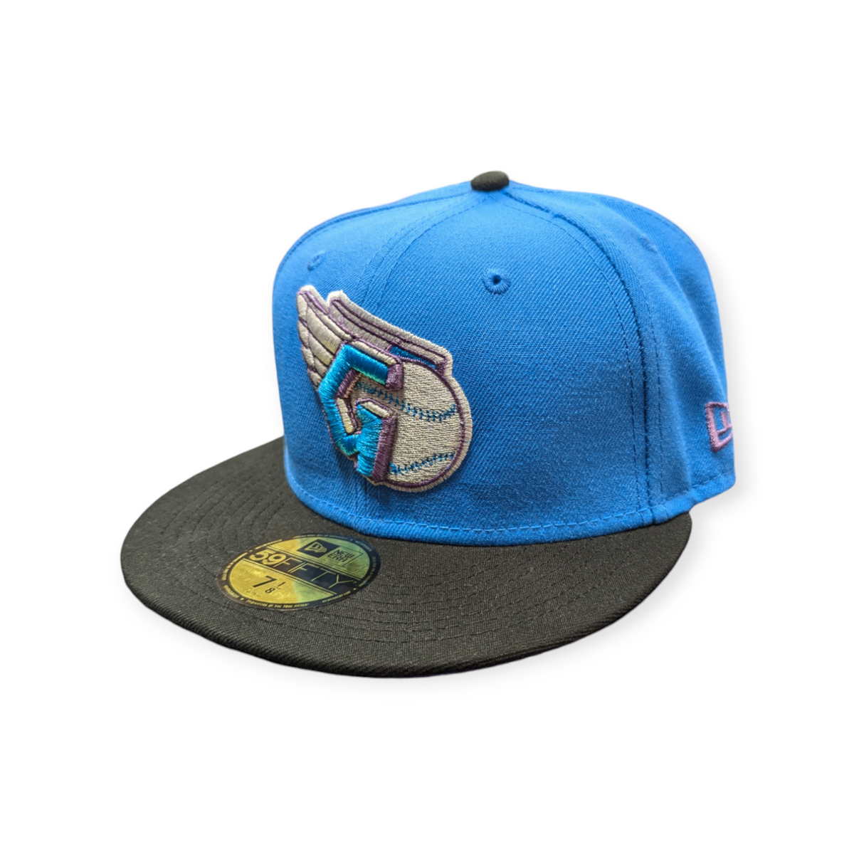 Cleveland Guardians Rock Pack NIN New Era 2 Tone 59FIFTY Fitted Hat product image 3, provided for visual reference and