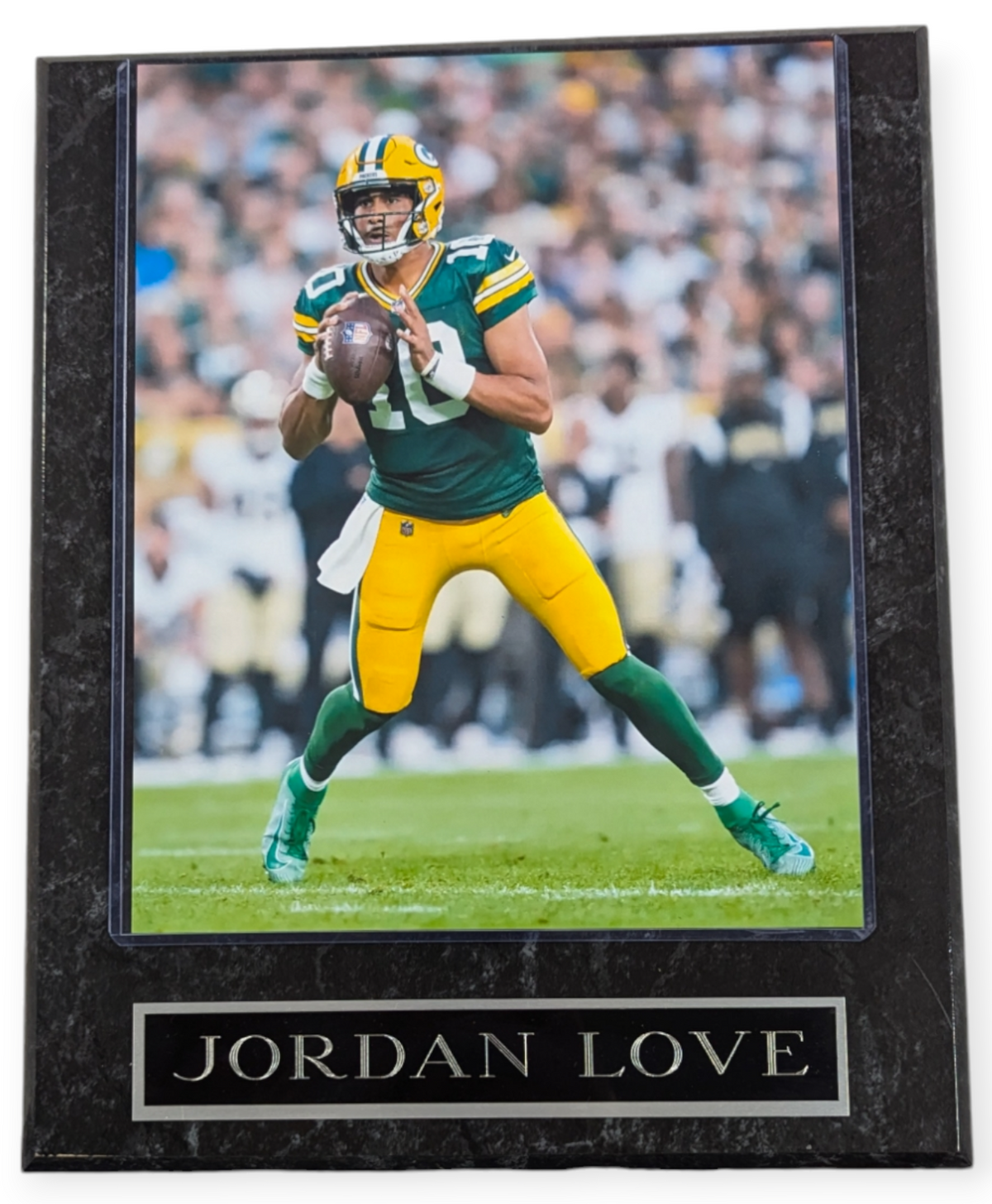 Jordan Love Green Bay Packers Wall Plaque product image 1, provided for visual reference and product detail review