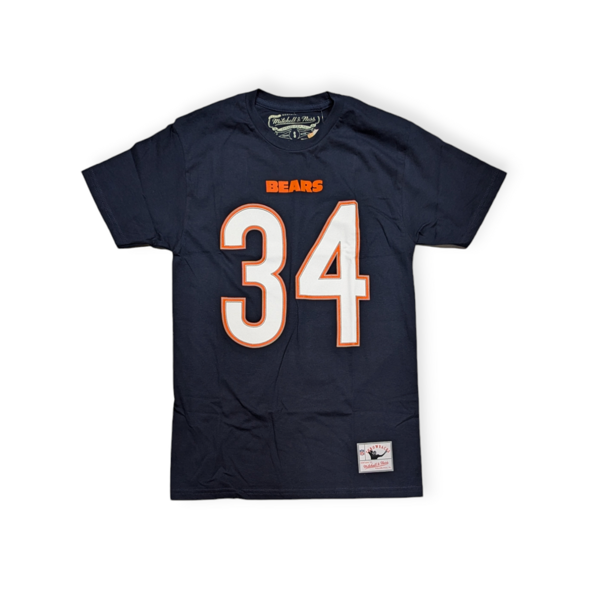 Chicago Bears Walter Payton Mitchell & Ness Navy Name & Number Throwback T-Shirt for Men product image 1, provided for