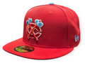 Chicago Blackhawks New Era Red Sky 59FIFTY Fitted Hat product image 1, provided for visual reference and product detail