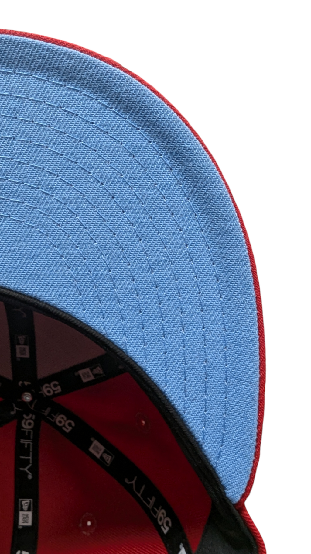 Chicago Blackhawks New Era Red Sky 59FIFTY Fitted Hat product image 5, provided for visual reference and product detail