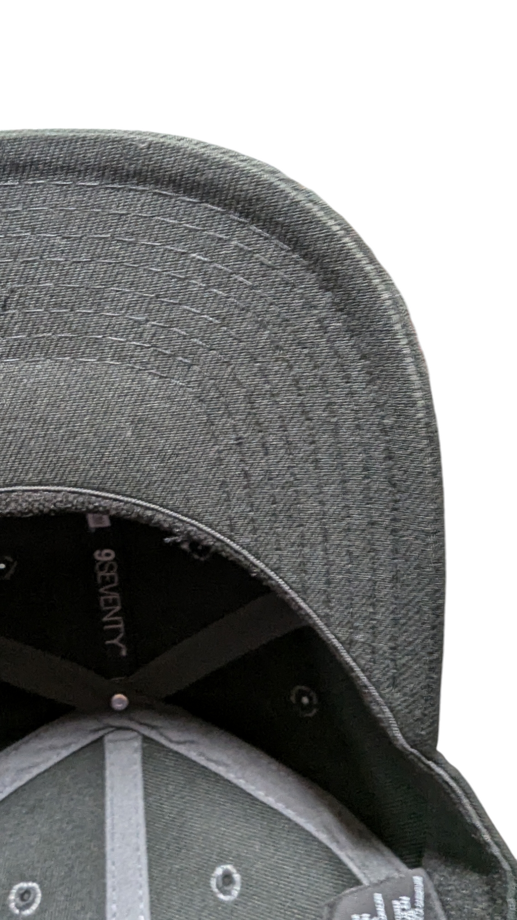 Chicago Blackhawks New Era Head of the Table Black 9SEVENTY Hat product image 5, provided for visual reference and product