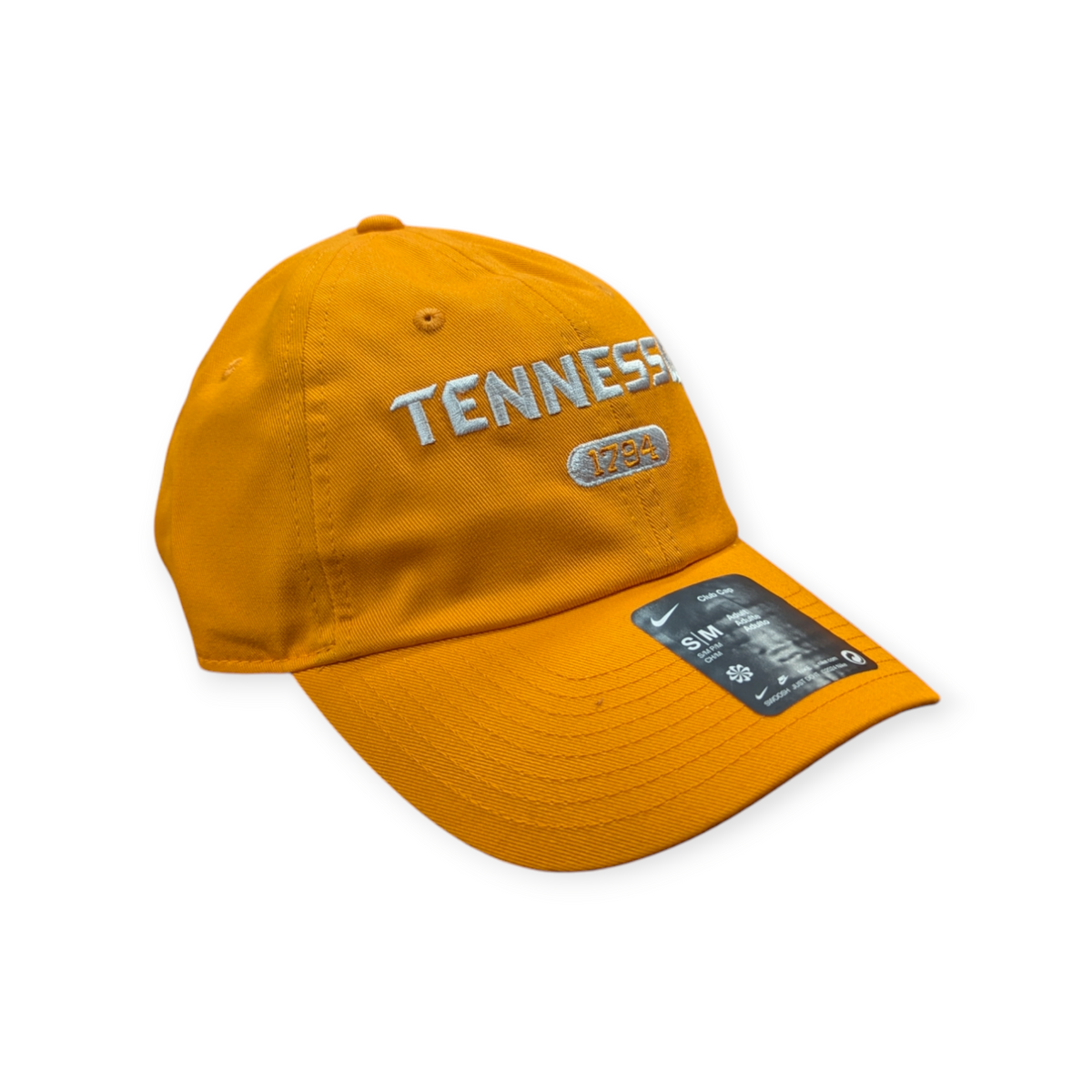 Tennessee Volunteers Nike Club Orange Unstructured Adjustable Hat product image 3, provided for visual reference and product