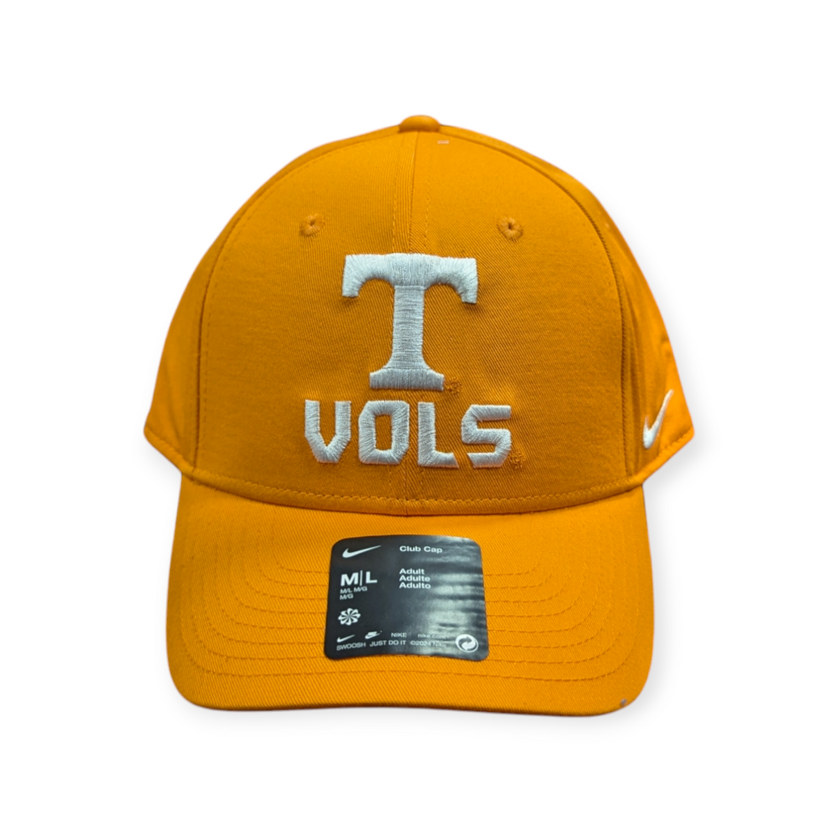 Tennessee Volunteers Nike Orange Adjustable Club Hat product image 2, provided for visual reference and product detail review